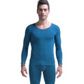 Element men thin cotton V-neck slim fit comfortable base coat long Johns basic thermal underwear set
