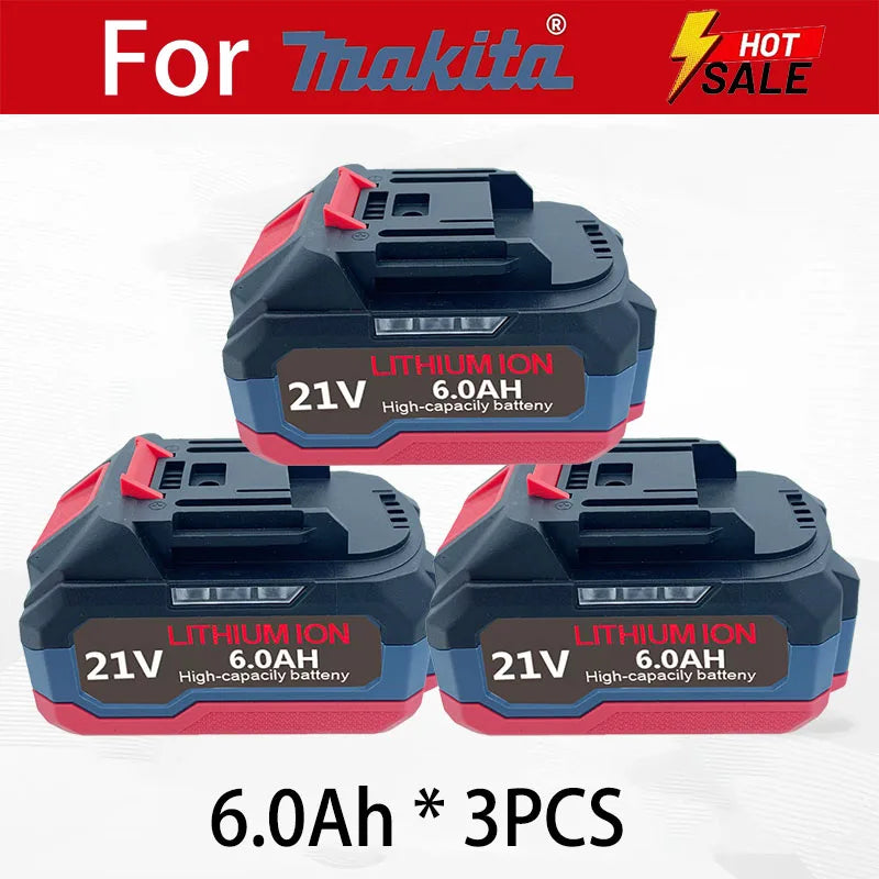 for Makita6.0Am 9.0Am 12.0Am 18V 12.0Ah Rechargeable Battery for Makita Cordless Drill & Power Tools