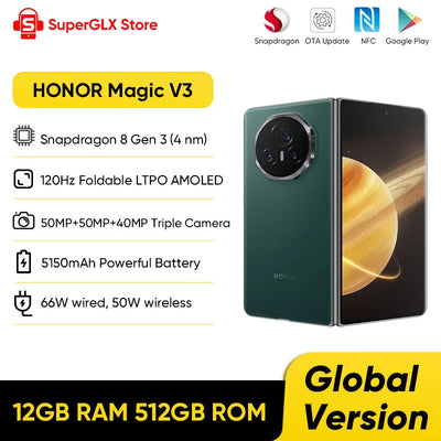 【IN STOCK】HONOR Magic V3 Global Version 5G Phone | SAMAG