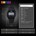 SKMEI 1412 Luxury Digital Watch for Women Waterproof Sport Girl Date Week Female Wristwatches Women Clock Relogio Feminino 1419