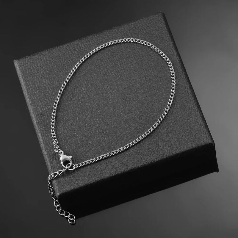 Stainless Steel Multilayers Chain Bracelet Women Simple Fashion Layered Girl Wrist Bracelet  Jewelry Accessories Length 18cm+5cm