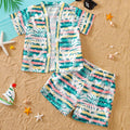Infant Boys Summer Beach Short Sleeve Open Front | SAMAG