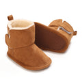 New Baby Boots For Winter Warmth 0-18M Newborn Baby Velcro Soft Sole Anti Slip Front Shoes Baby Shoes Warm Snow Boots