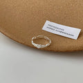 925 Sterling Silve Love Heart Hollowed Out Ring For Women Girl Extremely Fine Korea Ins Jewelry Gift Dropshipping