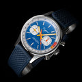 Sugess Pilot Watch with Seagull Movement Swanneck Wristwatch Mechanical Chronograph Sappire Crystal Military Limited Racing 1963