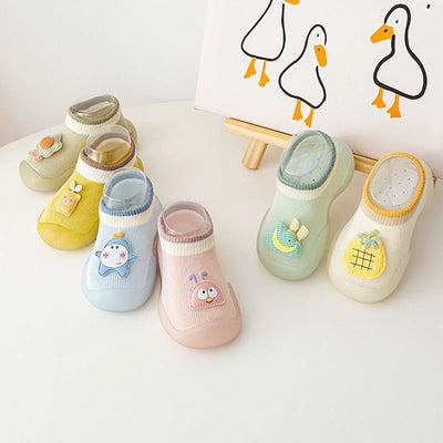 Baby Walking Shoes Anti Slip Soft Soled Breathable Mesh | SAMAG