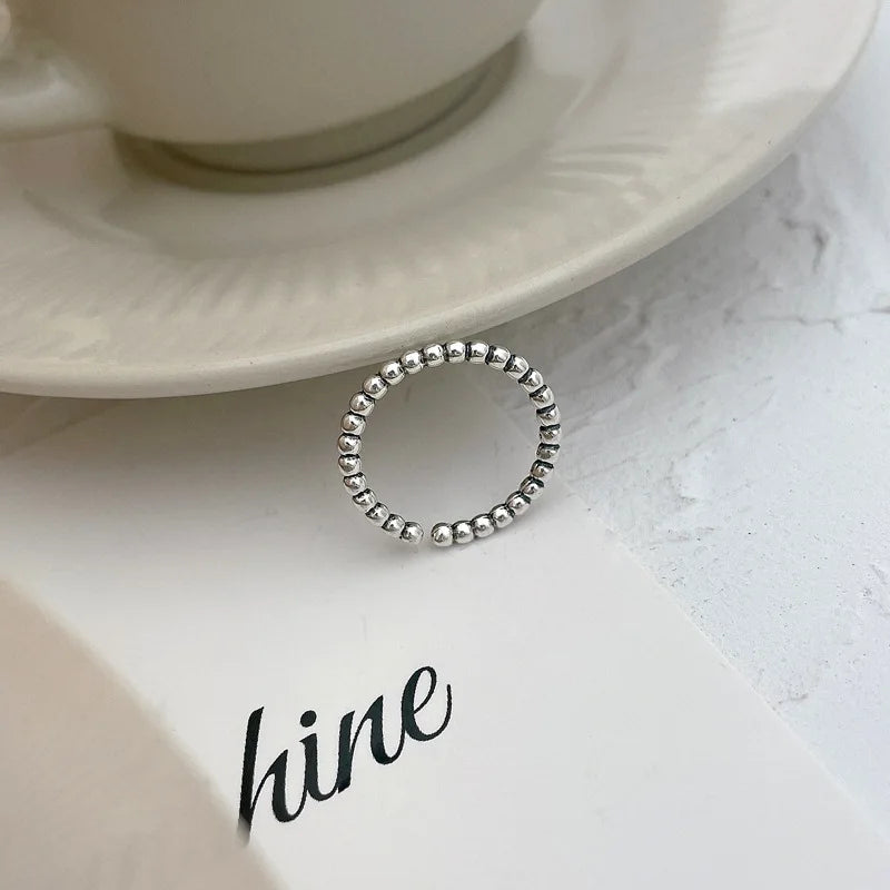 VENTFILLE 925 Sterling Silver Geometric Multilayer Round | SAMAG