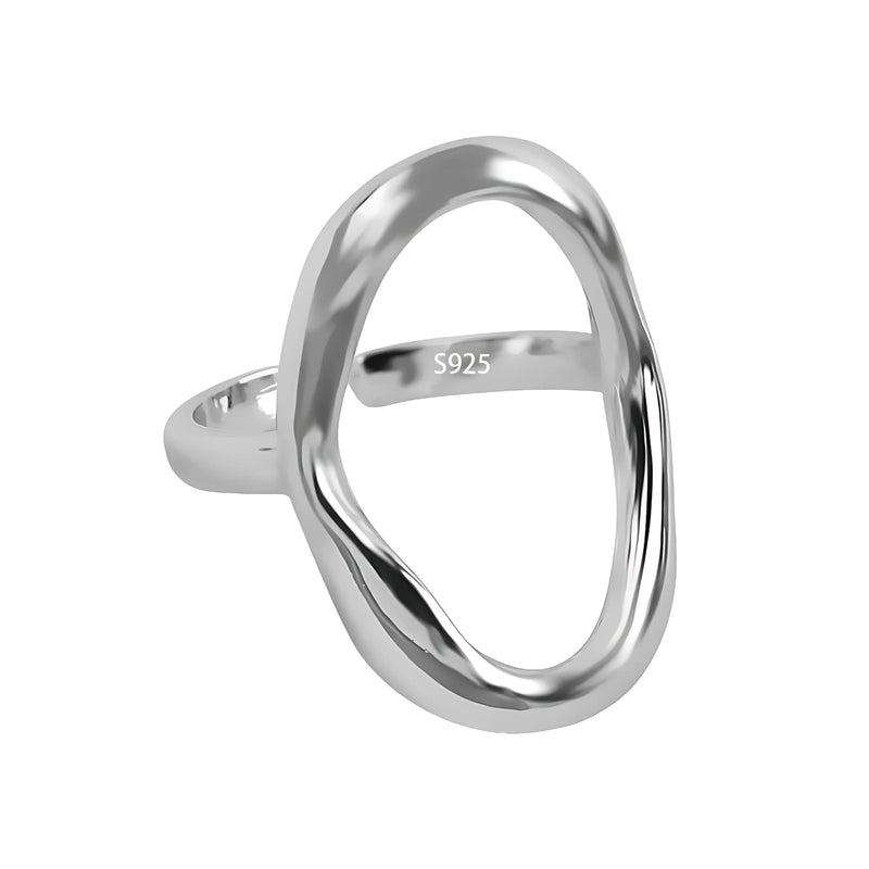 VENTFILLE 925 Sterling Silver Geometric Multilayer Round Bead Ring Female Fashion Punk Temperament - Visuel 18 | SAMAG