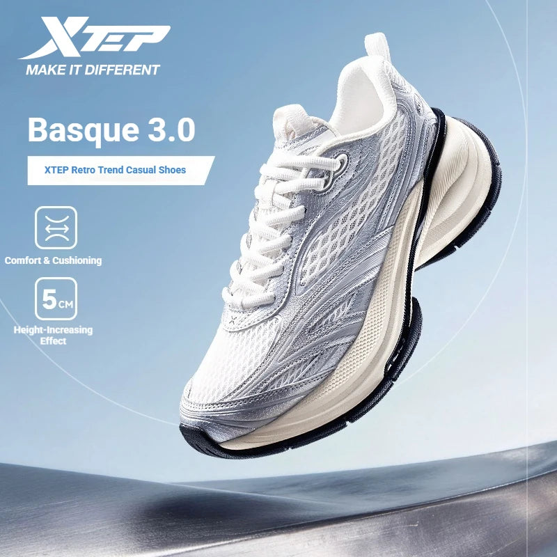 Xtep Basque 3 For Male Sneakers Spring Comfortable Retro - View 3 | SAMAG