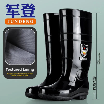 Large Size Men's Rain Boots High Tub Waterproof Anti-slip | SAMAG