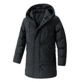 Men's Large Size Winter Cotton-Padded Jacket Trendy Casual Fashionable Versatile Mid-Length Warm Coat