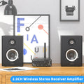 Fosi Audio BT10A Mini Bluetooth Amplifier 2 Channel Amp for Home Speakers Treble & Bass HiFi Stereo Sound Amplifier 50W*2