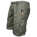 Men's Elastic Waist Cargo Work Shorts Outdoor Leggings | SAMAG