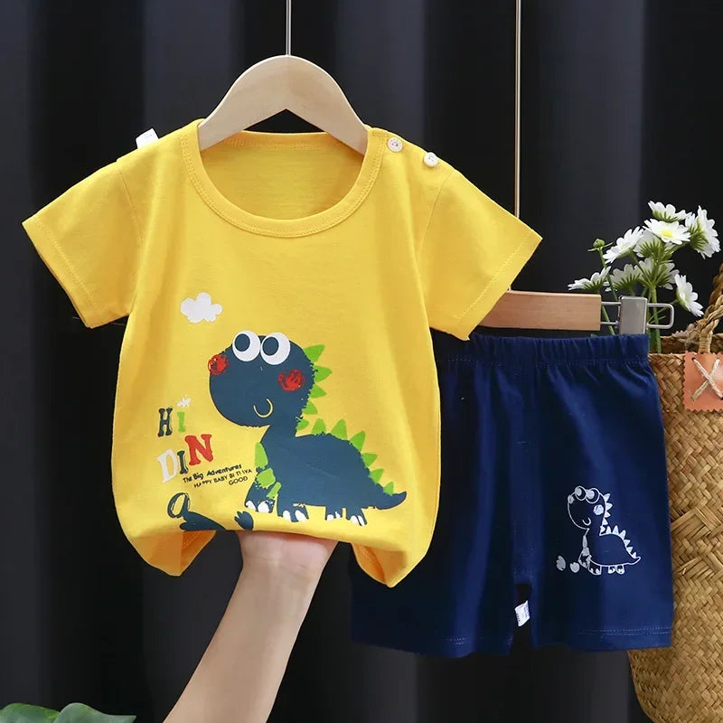 Children's Sets mother Kids Clothes Boys Girl T-shirt | SAMAG