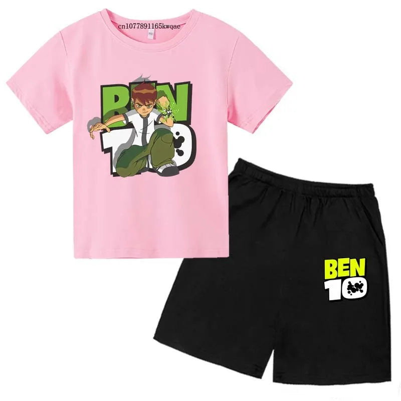 Kids Cartoon Ben Tennyson 10 Print Summer Breathable - View 3 | SAMAG
