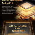 Android Tablet Cubot TAB KingKong Mini, 10200mAh Mega Battery 16GB(6+10),128GB, Camping Light, 8.68-inch Screen, 48MP Camera,GPS