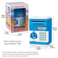 Piggy Bank Toys, Electronic ATM Password Money Coin Can Auto Scroll Paper Saving Box Fingerprint Unlock - View 6 | SAMAG