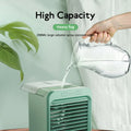 2026 Portable Mini Air Conditioner Desktop Fan USB Rechargeable Air Cooler Table Cooling Mist Fan Humidifier for Office Home