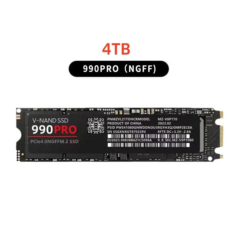 Original SSD 1080PRO 1TB Hard Disk Drive 2TB M2 NGFF NVME Interface Internal Solid State Hard Drive for Laptop Desktop Notebook