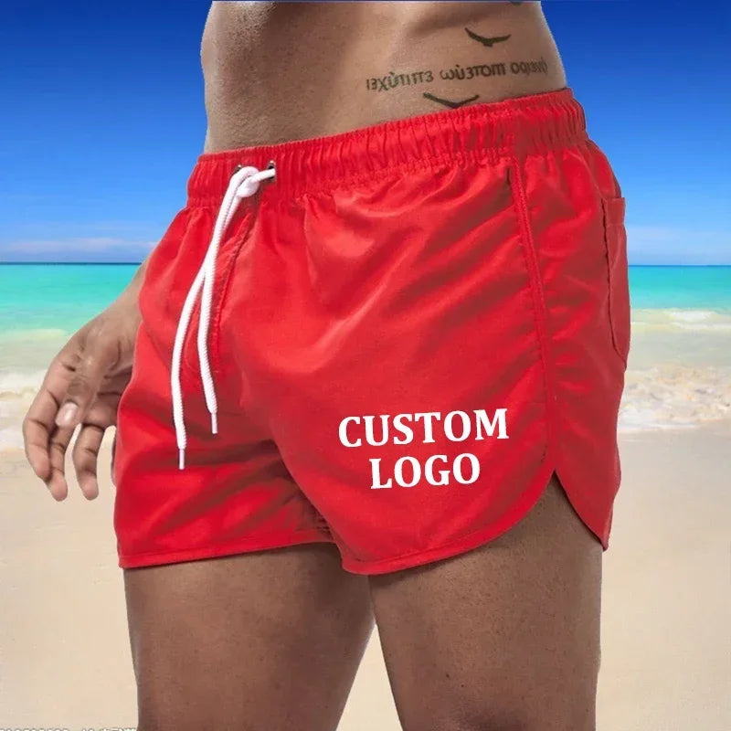 Customized Logo Men's Beach Swimsuit, Boxer, Shorts | SAMAG