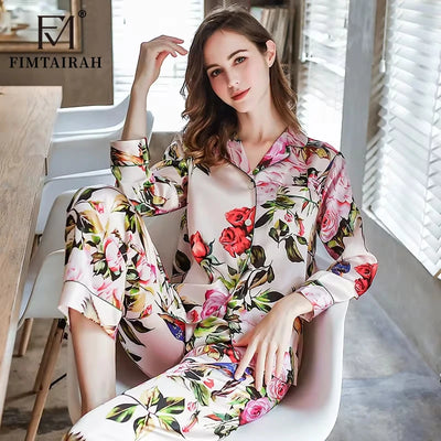 Fimtairah 6A 22MM 100% Mulberry Silk Pajamas Women Real | SAMAG