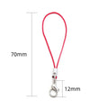 20/100PCS Strap Charm Cord Lanyard Lariat Strap Cords Lobster Clasp Rope Keychains Hooks Mobile Set Charms Jewelry Accessories
