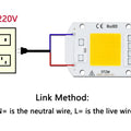10W 20W 30W 50W AC220V  LED COB chip Engine Smart IC Chips For DIY LED Floodlight Spotlight Lamp