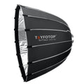 T&YFOTOP Hexadecagon Collapsible Softbox 60cm 70cm  Quickly Release Parabolic Deep Softbox for Bowens Elincrhom Profoto Mount