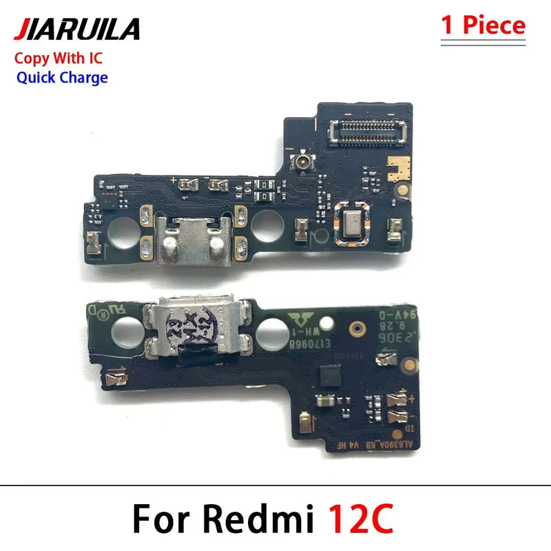 New USB Charge Port Jack Dock Connector Charging Board Flex Cable For Xiaomi Redmi 12 12C 13 13C 14C 15 15C 4G 5G