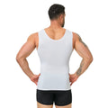 Men's Shapewear Tank Top Tummy Control Compression Vest Cool Fabric Slim Fit Undershirt Summer Gym Training Casual Daily