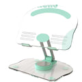 New Transparent Acrylic Tablet Stand, Foldable, Rotatable, Height-Adjustable, Multifunctional Desktop Non-Slip Tablet Support