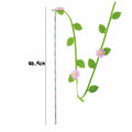 Creative Felt Kitten Cat Teaser Stick Flower Leaf Shaped Long Stick Teaser Cat Wand Cat Interactive Interactive Playing