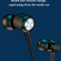 Wireless Bluetooth Earphones Neckband Headphones Gaming Stereo Sports Headset Halter Waterproof Magnetic Earbud with LED Display