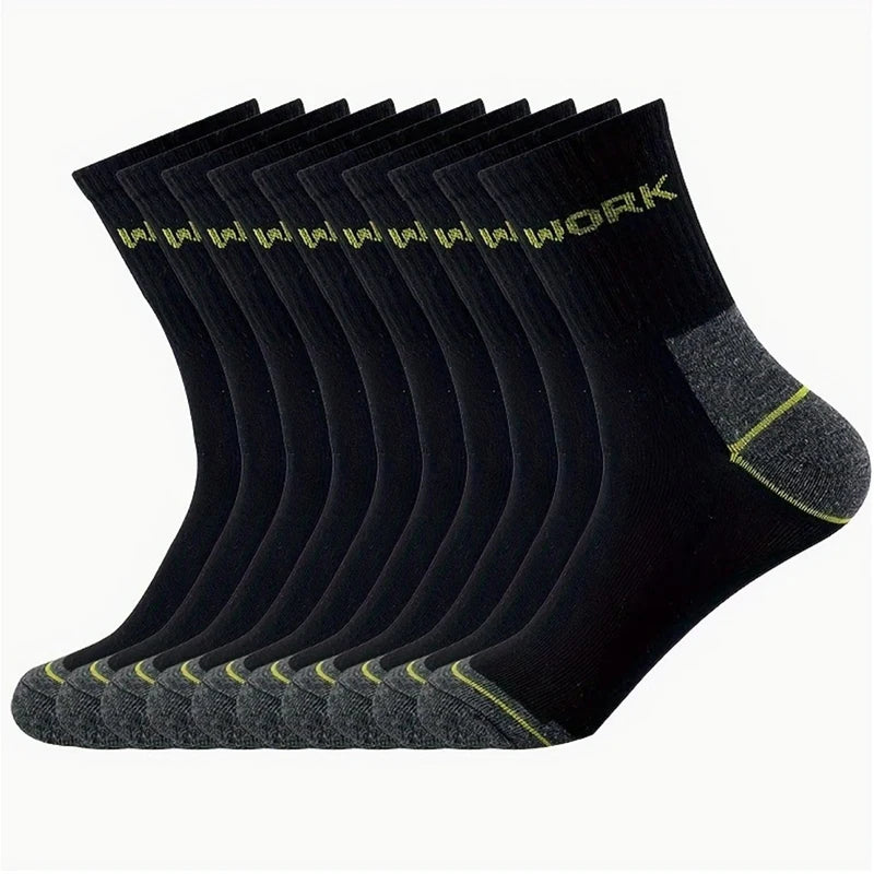 Pairs High-Quality Men Business Odor Proof Mid Tube Socks | SAMAG