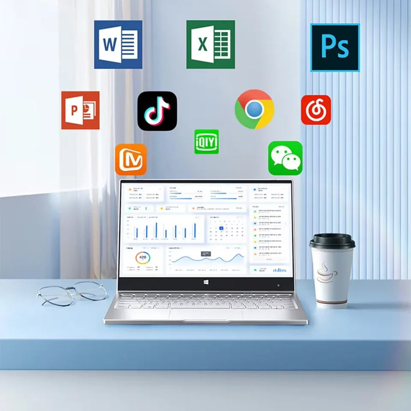 Touch Screen Notebook Portable 2 in 1 Laptop Computer Intel Core i7-8500Y / N4020 11.6 Inch Windows 11 Pro Tablet PC Computer