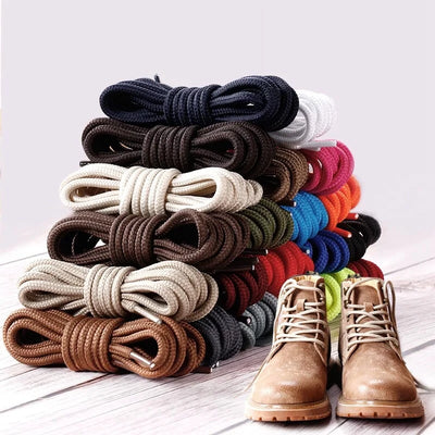 1Pair Round Shoelaces Quality Durable Solid Rope Laces | SAMAG