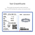 Modian Fashion Classic Cubic Zirconia Jewelry Real 925 sterling silver Love Hearts Ring Eternity Simulated Ring Bands Jewelry