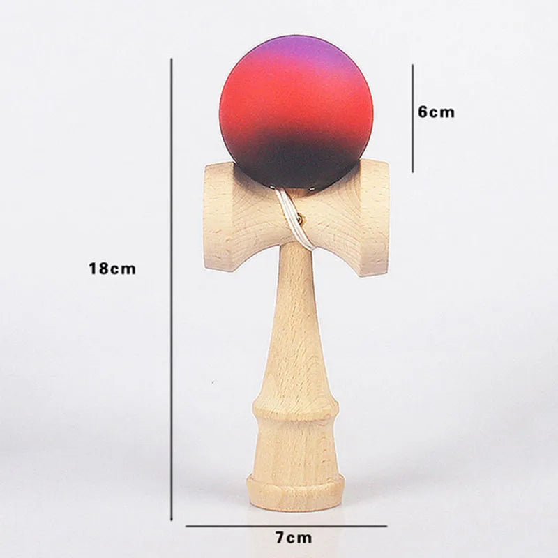 Kendama Toy Ball Graffiti Painted Outdoor Fitness Balls Train Eye-hand Agility CoordinationChildren Adults Outdoor Sports Ball