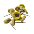 10PCS Jewelry Polishing Wheel Cloth Cotton Wool Brass Steel Wire Abrasive Brush For Rotary Tools 2.35 Shank