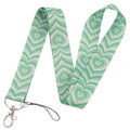 Heart Lanyard Simple Style Neck Strap for Key ID Card Cell Phone Straps Badge Holder DIY Hanging Rope Neckband Accessories