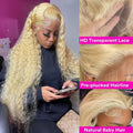 613 Blonde Lace Frontal Wig Deep Wave 13x4 13x6 HD Lace Human Hair Wig Pre Pluck Curly Lace Front Wigs Brazilian Human Hair