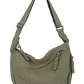Trendy Women's Soft Cloth Shoulder Bag Solid Color Student Casual Style Big Handbags Crossbody Bags for Women Shoulder Hobos Bag