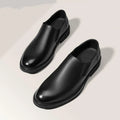 New Men's Leather Shoes Handmade High Quality Casual Oxford Business Work Shoes Black Coffee Lace-up Comfortable Man Shoes