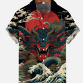 Men's Shirt Dragon Print Casual Daily Tops 3D Printing | SAMAG