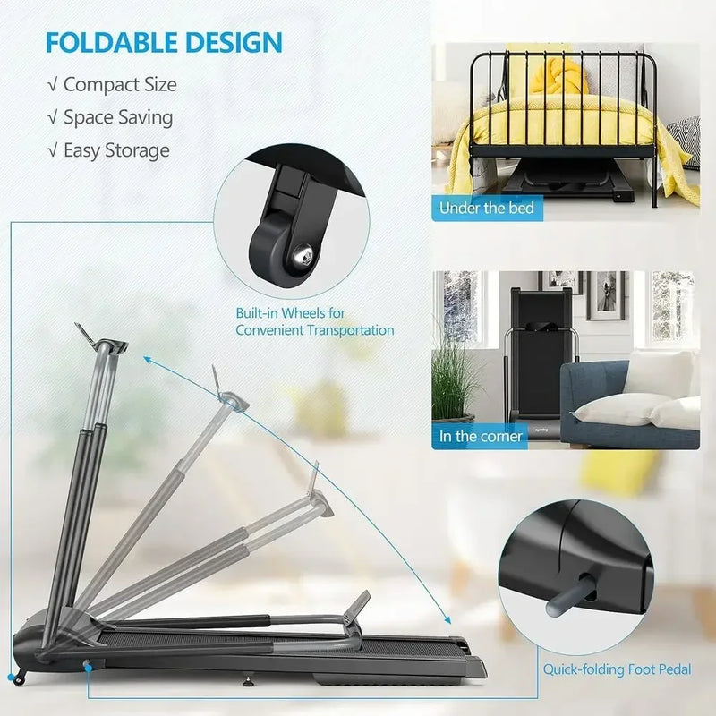 3.0HP Treadmill with LED Touch Screen, Cup Holder | SAMAG