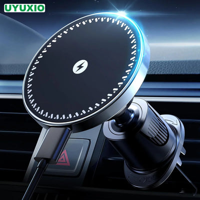 UYUXIO Strong Magnetic Wireless Car Phone Charger Adapter | SAMAG