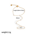 Fashion 18K Gold Plated Stainless Steel Zircon Ring Bracelet for Women Individualistic Daily Wear - Visuel 19 | SAMAG