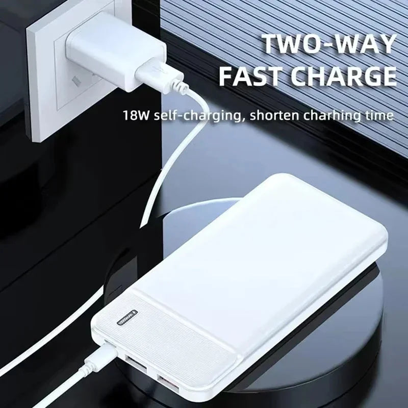 Lenovo 120w 50000mah Power Bank 12w Portable Fast Charger External Battery Powerbank High Capacity Powerbank For Iphone Samsung