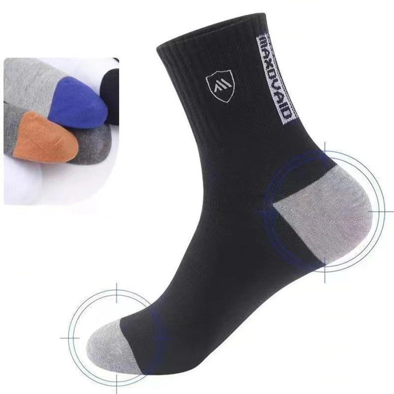 5＆10 Pairs Breathable Sports Stockings Men's Socks Sweat | SAMAG