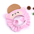 Cute Animal Shower Cap Safety Eye Protection Ear Protection Lightweight Cute Cartoon Baby Bath Protective Cap Shampoo Bath Care